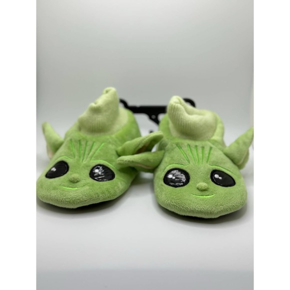 Disney Star Wars Grogu Baby Yoda Slippers Toddler Size 7-8 The Mandalorian - Picture 3 of 5